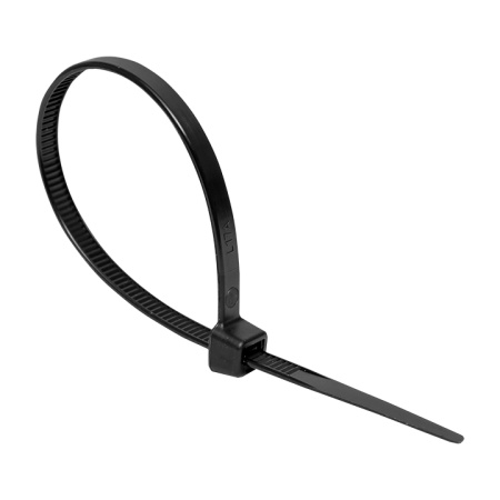 Хомут P6,6 стандартный (ч), 4,6x160 (100шт) FlexLock PROxima EKF