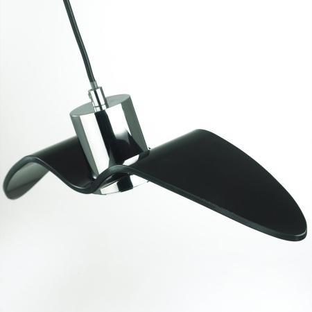 Подвес GU10 1*5W BIRDS чёрный/хром/стекло B ODEON LIGHT