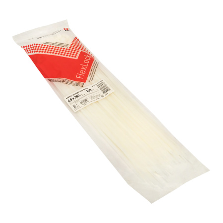 Хомут P6,6 стандартный (б), 4,8x350 (100шт) FlexLock PROxima EKF