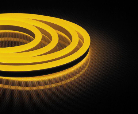 Светодиодная LED лента Feron LS720 неоновая, 120SMD(2835)/м 9.6Вт/м 50м IP67 220V желтый