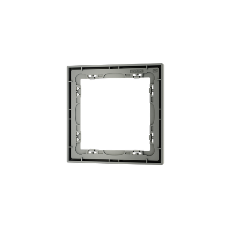 Рамка пластиковая Voltum S70 на 1 пост, (сталь)