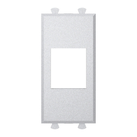 Адаптер без шторки для Keystone, "Avanti", "Закаленная сталь", 1 модуль DKC