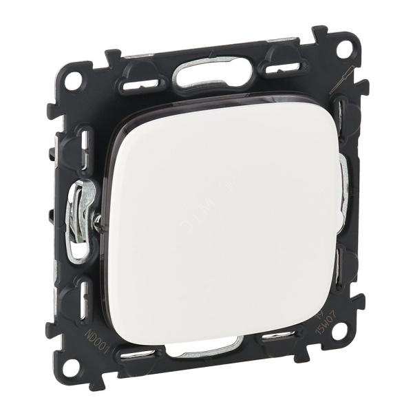 Valena Allure Механизм выключателя 1кл СП безвинтовые зажимы 10А белый IP20 Legrand