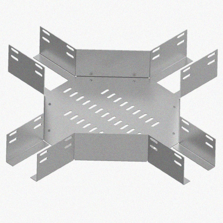Лоток крестообразный глухой КМГ 100х65 У3, окрашенный, S1,5