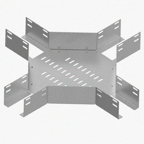 Лоток крестообразный глухой КМГ 100х65 У3, окрашенный, S1,5