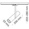 Светильник трековый 1*GU10 50Вт Черный IP20 Elti TR005-1-GU10-B Technical