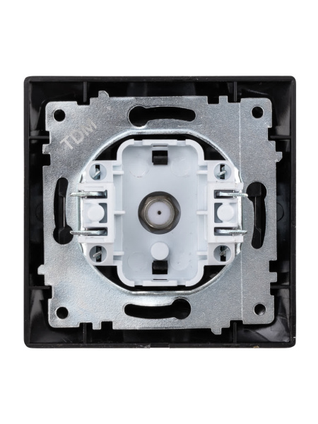 Розетка SAT (F-разъем) 0-2400МГц старинное серебро "Лама" TDM Розетка SAT (F-разъем) 0-2400МГц старинное серебро "Лама" TDM