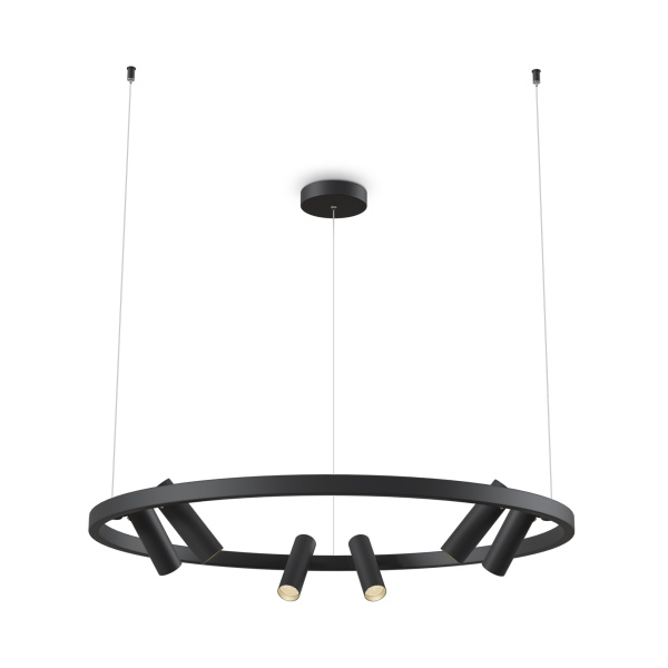 Подвесной светильник 6*LED 40Вт Черный IP20 Satellite MOD102PL-L42BK Maytoni