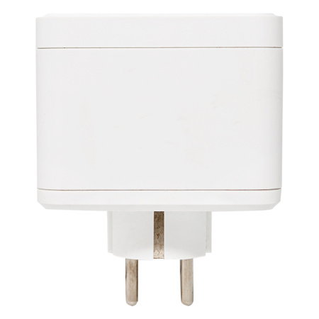 Тройник "Куб" 2 гнезда 2USB 2,4А+Type C + Ночник EKF