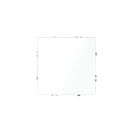 Перекрестный переключатель встраиваемый Voltum S70 одноклавишный 10А, (белый матовый)