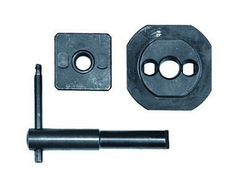 Набор для пробивки отверстий стыков лотков (матрица, пуансон, ключ) DKC