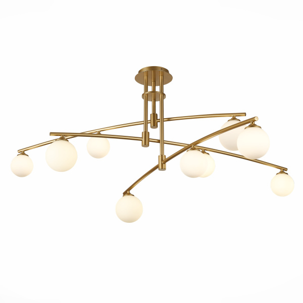 Светильник потолочный Золотистый/Белый G9 9*5Вт SL1208.302.09 ST LUCE Светильник потолочный Золотистый/Белый G9 9*5Вт SL1208.302.09 ST LUCE