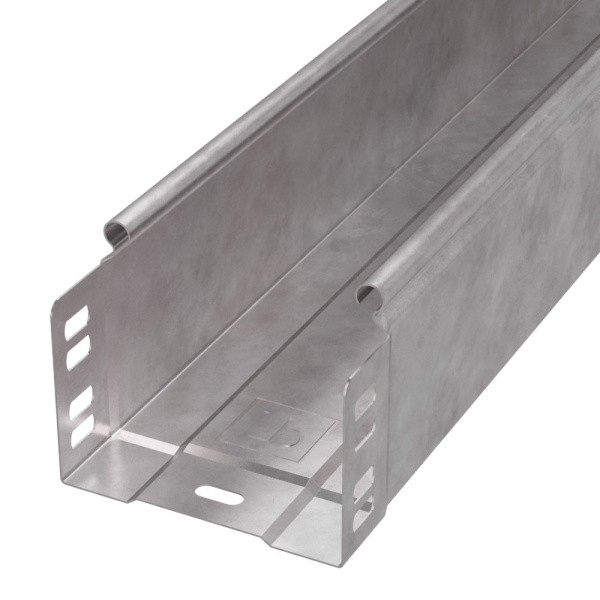 Лоток неперфорированный Стандарт HDZ 100х80х3000 (0,7 мм) (6 м/уп) Промрукав