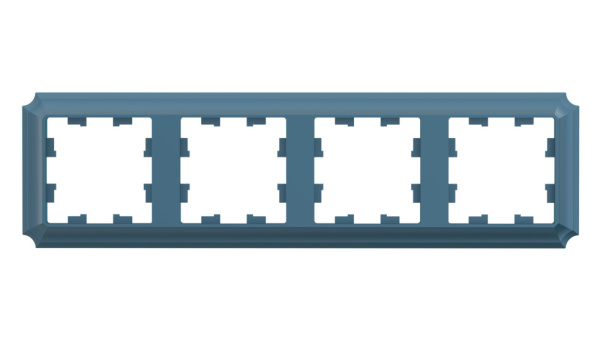 ATLASDESIGN ANTIQUE 4-постовая РАМКА, универсальная, ИЗУМРУД Schneider Electric