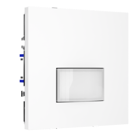 Датчик движения встраиваемый Voltum S70, (белый глянцевый)