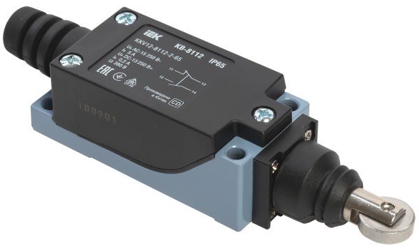 Выключатель концевой КВ-8112 толкатель с роликом IP65 IEK