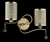 Настенный светильник (бра) 2*E14 40Вт Бронза Антик IP20 Faust FR2300-WL-02-BZ Freya