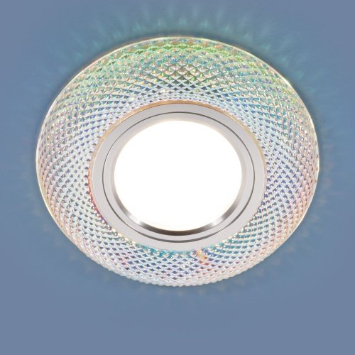 Встраиваемый точечный светильник со св/д подсветкой 1*G5.3 4200К мульти IP20 (a045478) Elektrostandard фото 5