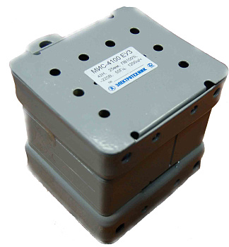 Электромагнит МИС-4100 ЕУ3, 220В, тянущее исполнение, ПВ 100%, IP20, с жесткими выводами Электротехник