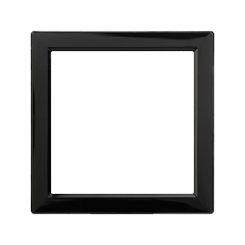 Декоративная вставка для металлических рамок Avanti черная, 1 пост (2 мод.) DKC