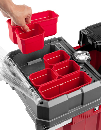 Ящик-тележка для инструмента "МЕГА БОКС" пластиковый, 24", Профессионал ЗУБР