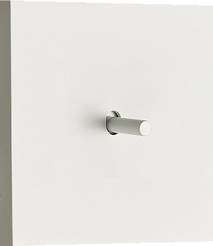 Donel N96 Переключатель на 1 тумблер, Цилиндр, 10AX 250V, Белый, серия DT