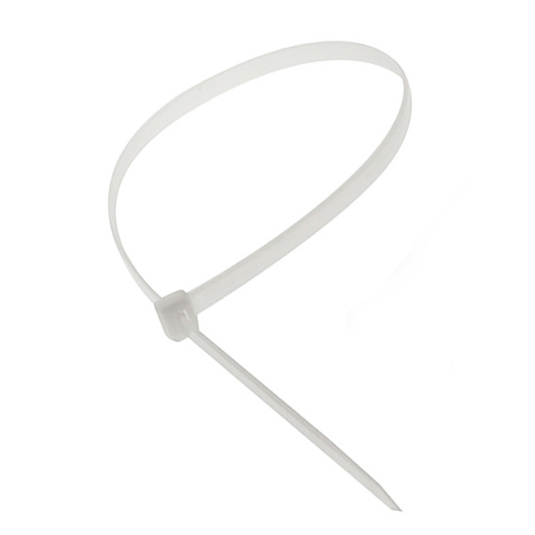 Хомут-стяжка кабельная нейлоновая 4,8х500 мм белая (100 шт/8000 шт уп/кор) Промрукав