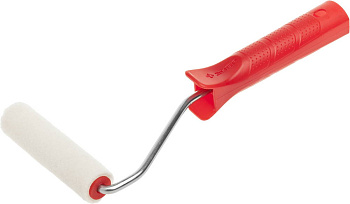 Мини-валик "ВЕЛЮР", 100% шерсть, ворс 4мм, ручка 6мм, d=15/100мм, Эксперт ЗУБР