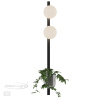 Настенный св-к E14 2*40W 220V FLOWER черный/белый B ODEON LIGHT