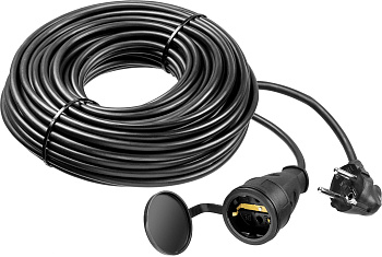 Силовой удлинитель-шнур КГ 3х2.5 30м 4000Вт IP44, КГ 325-Ш, Профессионал ЗУБР