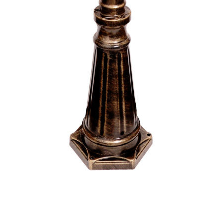 Светильник садово-парковый Feron PL638 столб 3*60W 230V E27, черное золото Светильник садово-парковый Feron PL638 столб 3*60W 230V E27, черное золото