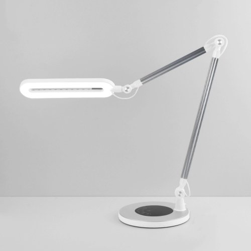 Светодиодная настольная лампа белый, серебряный IP20 (80420/1 серебристый) Eurosvet