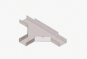 Лоток тройниковый глухой ОТГ 150х150 У3, окрашенный, S1,0