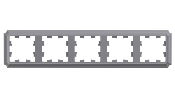 ATLASDESIGN ANTIQUE 5-постовая РАМКА, универсальная, СТАЛЬ Schneider Electric