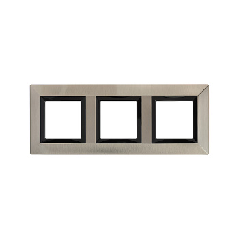 Рамка из металла, "Avanti", никелированная, 3 поста (6 мод.) DKC