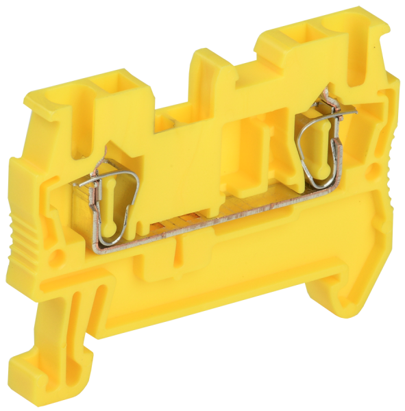 Клемма пружинная КПИ 2в-2,5 31А желтая IEK