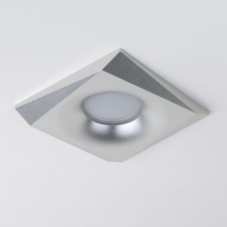 Встраиваемый точечный светильник GU10 серебряный IP20 (a053352) Elektrostandard