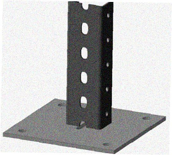 Стойка напольная (потолочная) СНП200 УТ1,5,горячее цинкование, S2,5