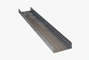 Лоток перфорированный ЛМ 150х100х2000 У3, окрашенный, S1,5
