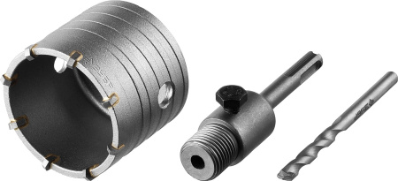 Коронка по бетону "Мастер" с державкой SDS-Plus, 68 мм ЗУБР