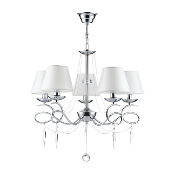 Люстра 5*E14 40Вт Хром IP20 Haley FR2909-PL-05-CH Freya