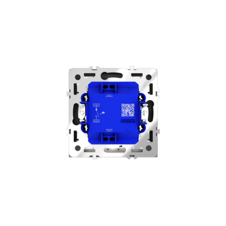 Выключатель встраиваемый Voltum S70 одноклавишный с подсветкой 10А, (кашемир)