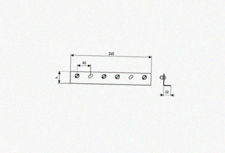 Соединитель лотковый замковый СЛЗх65х1,5 УХЛ1, горячее цинкование S1,5