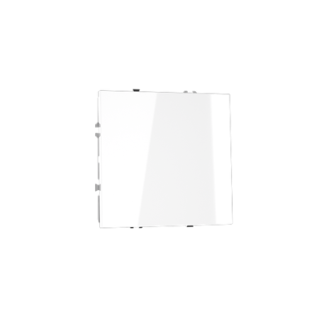 Выключатель встраиваемый Voltum S70 одноклавишный 10А, (белый глянцевый)