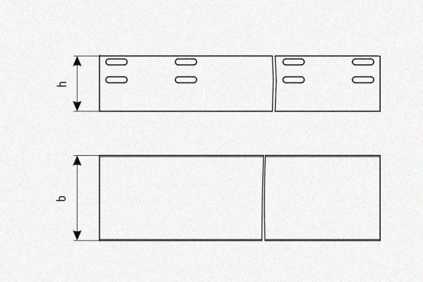 Лоток глухой ЛМГ 50х50х2000 УТ1,5, горячее цинкование, S1,2