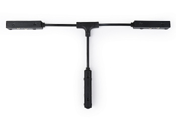 Коннектор питания гибкий т-образный для шинопровода Magnetic GL3638 IP20 48V 160*80*18 Ambrella Light