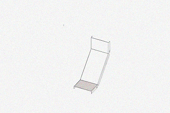 Крышка лотка КЛП 150х100-90 УХЛ1 для поворота трассы вверх на 90, горячее цинкование S1,5