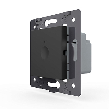 Одноклавишный сенсорный выключатель Module, цвет черный (механизм) Livolo