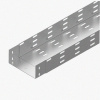 Лоток монтажный цельный перфорированный ЛМЦ600х80х3000 УХЛ1, горячее цинкование, S1,5