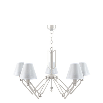 Люстра 5*E14 40Вт Матовый Белый IP20 Hightech 13 M1-05-WM-LMP-O-20 Maytoni